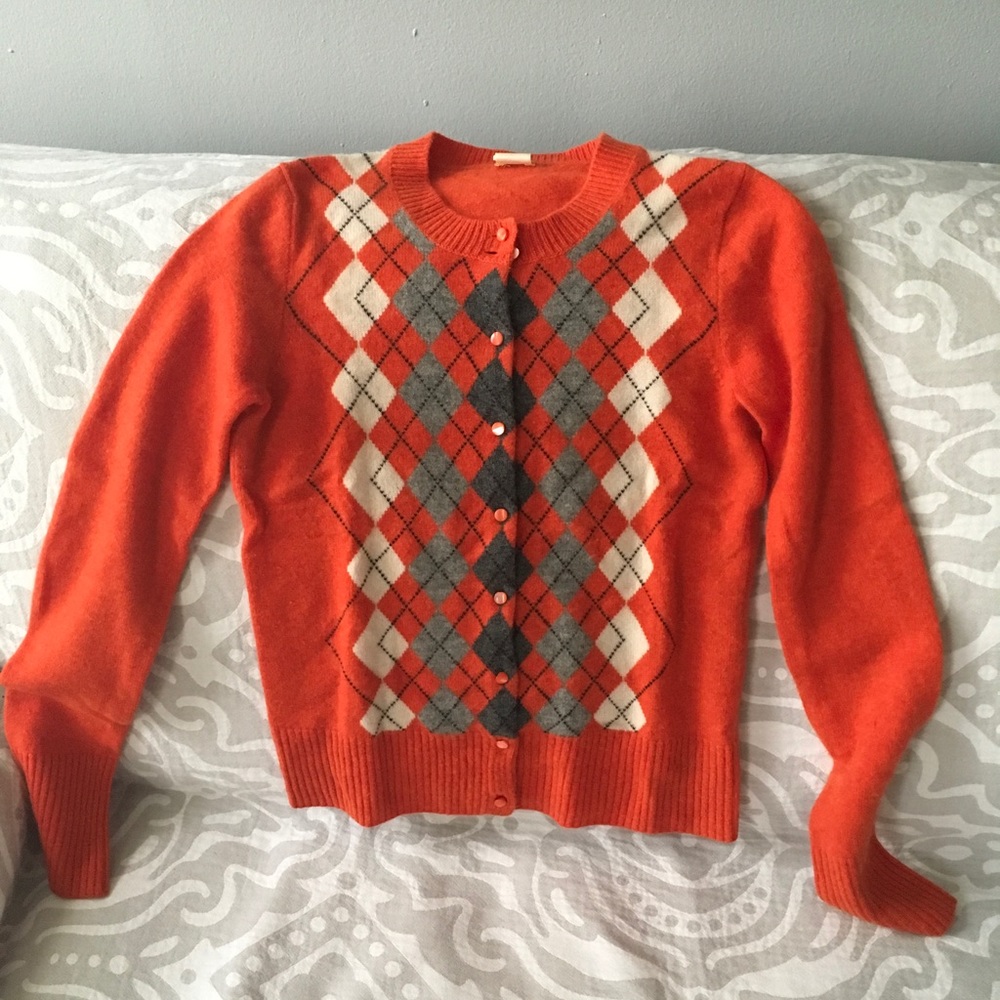Argyle Cashmere Sweater